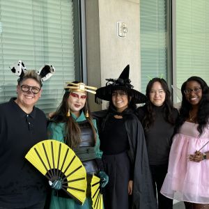 SE Staff in costumes